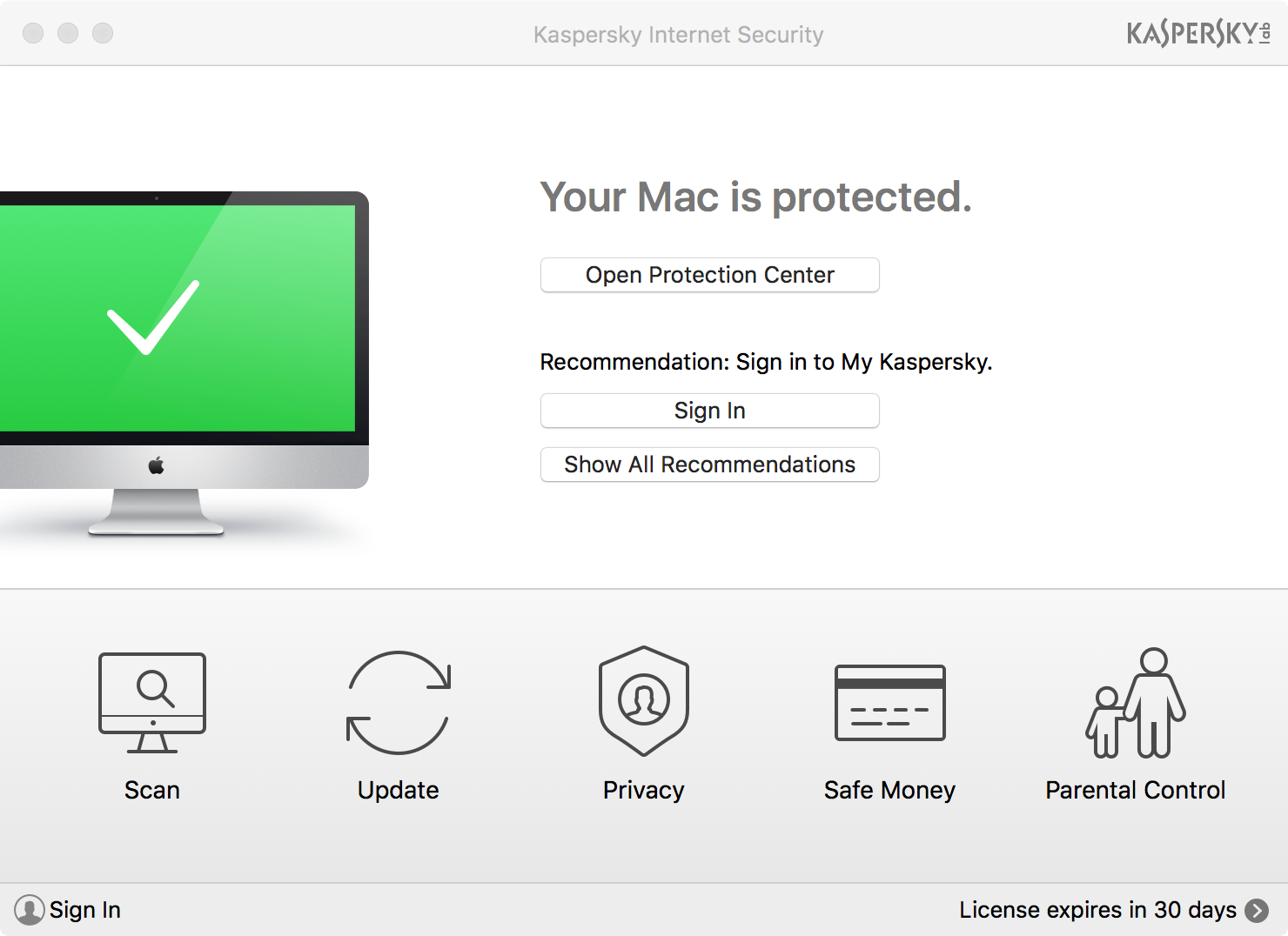 download kaspersky internet security for mac